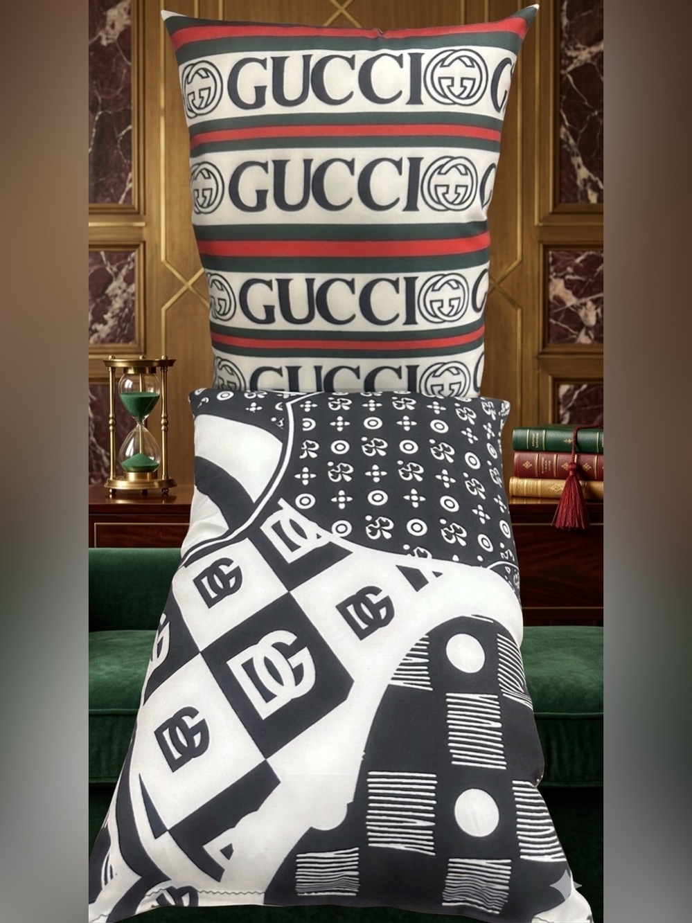 Boujie Bag Pillows -Medium Set of 2 (Choose Your Print)Please read description.